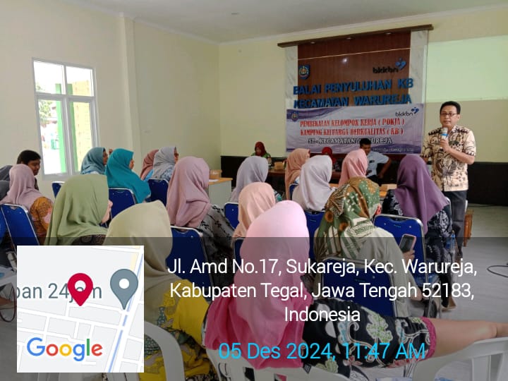 PEMBEKALAN KELOMPOK KERJA KAMPUNG KB SE KECAMATAN WARUREJA