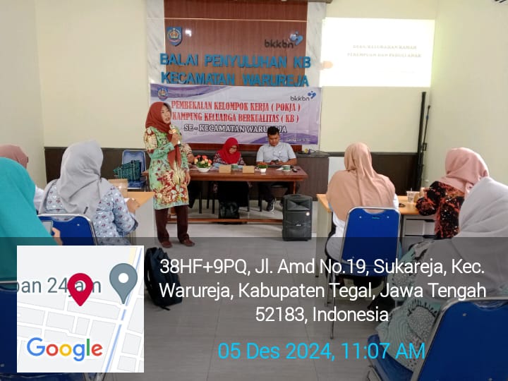 PEMBEKALAN KELOMPOK KERJA KAMPUNG KB SE KECAMATAN WARUREJA