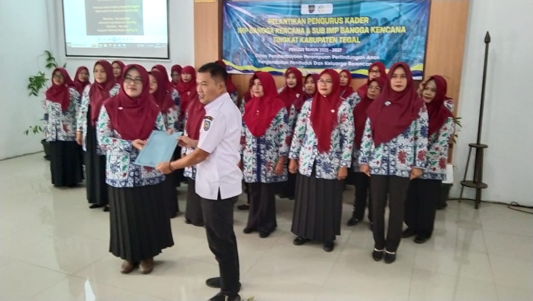 PELANTIKAN PENGURUS KADER IMP BANGGA KENCANA & SUB IMP BANGGA KENCANA TINGKAT KABUPATEN TEGAL 2025-2027