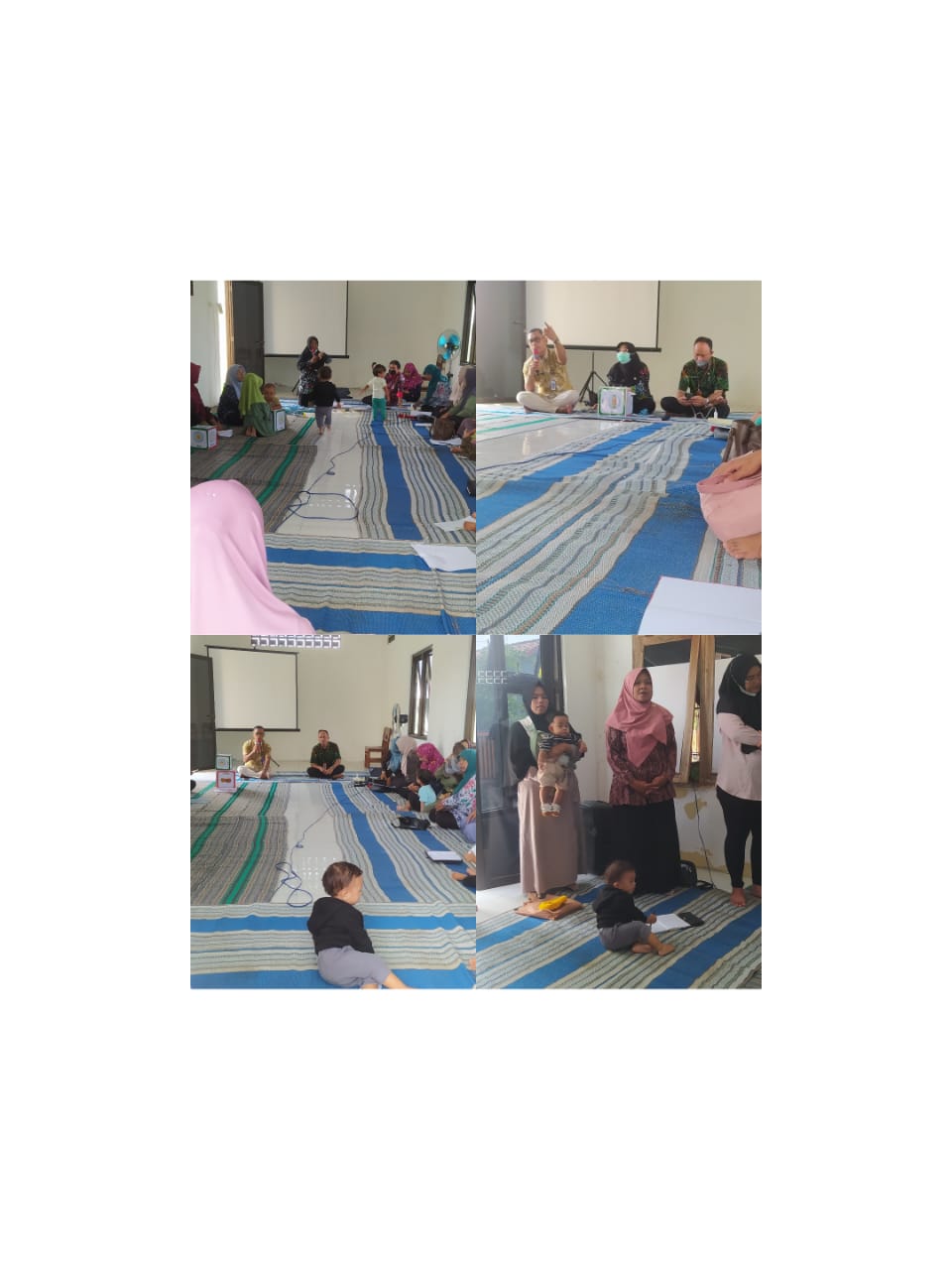 Pertemuan Lini Lapangan Kecamatan Kedungbanteng Kabupaten Tegal Beserta Sasaran Keluarga yang Mempunyai Baduta