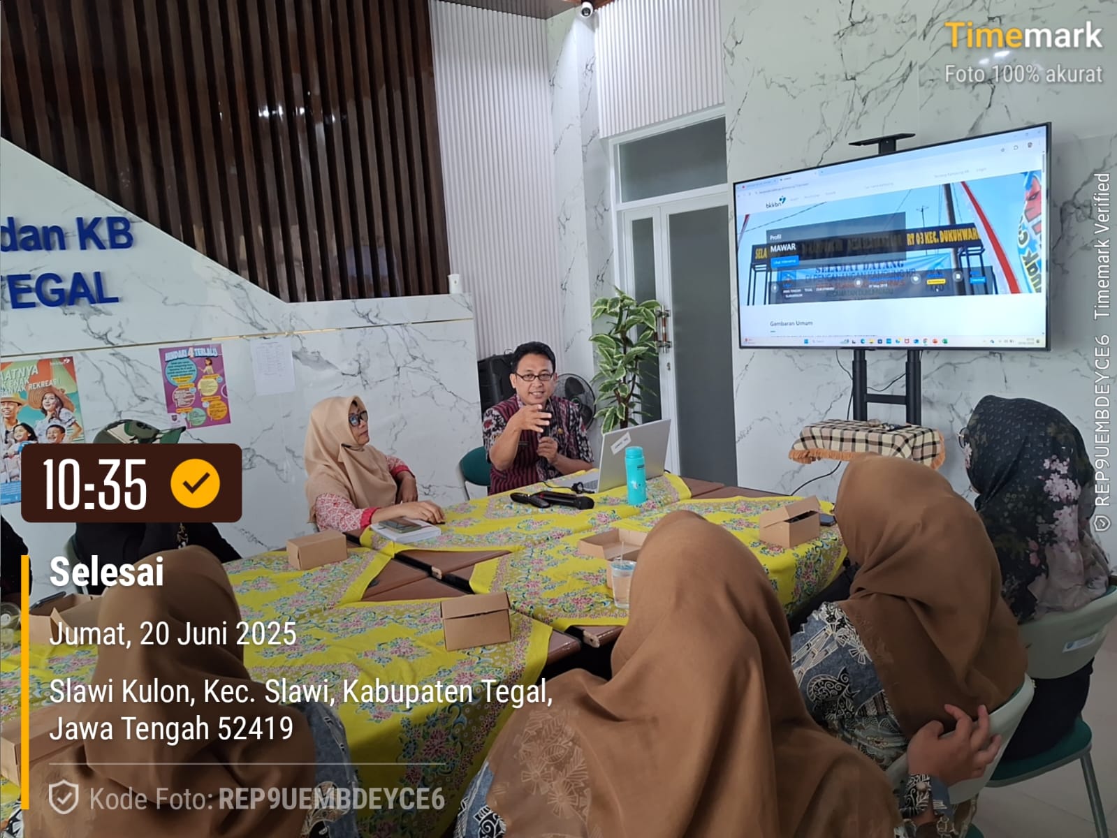 DESA SLARANG LOR DUKUHWARU IKUTSERTA PEMBEKALAN KAMPUNG KELUARGA BERKUALITAS 2025