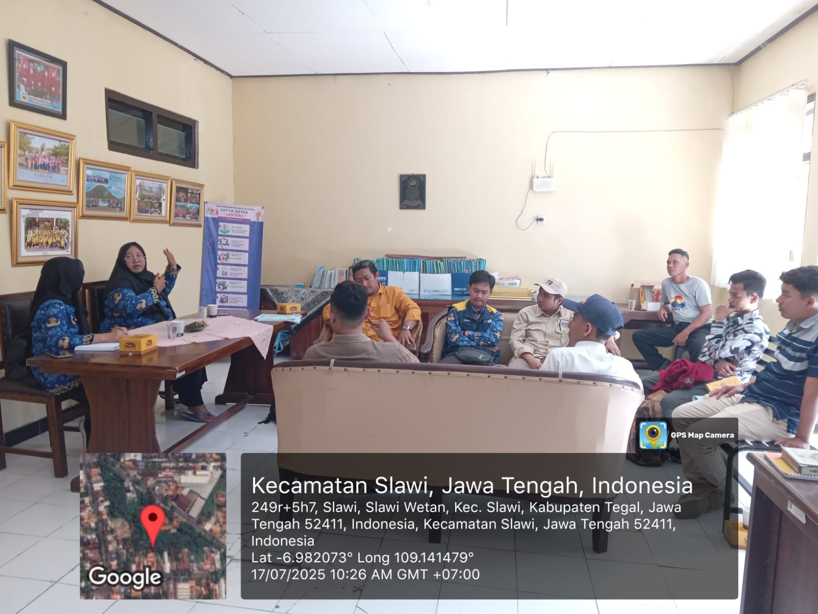 PELAKSANAAN UIZET REHAB PEMBANGUNAN BALAI PENYULUHAN KB KECAMATAN SLAWI