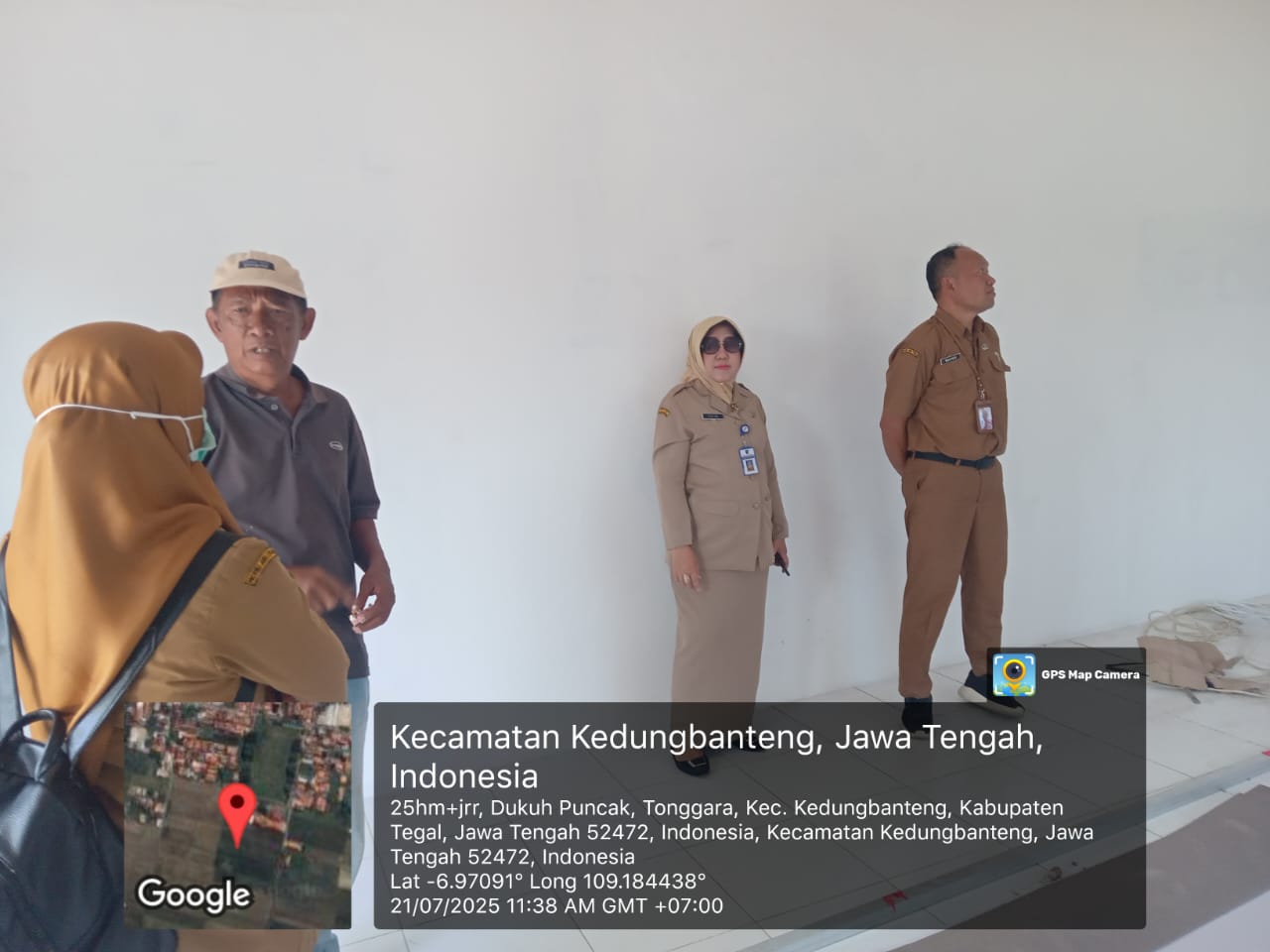 PEMERIKSAAN 50% REHAB PEMBANGUNAN GEDUNG BALAI PENYULUHAN KB KEC.KEDUNGBANTENG