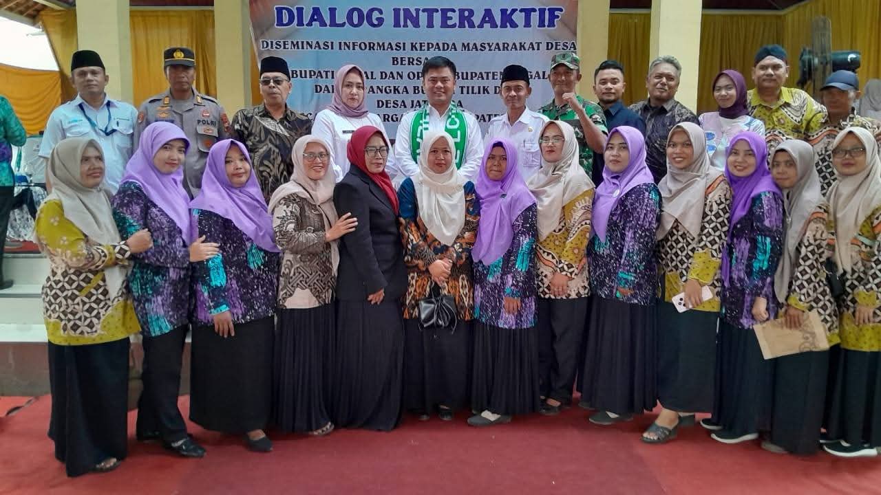 Bupati Tilik Desa di Desa Jatilaba Kecamatan Margasari
