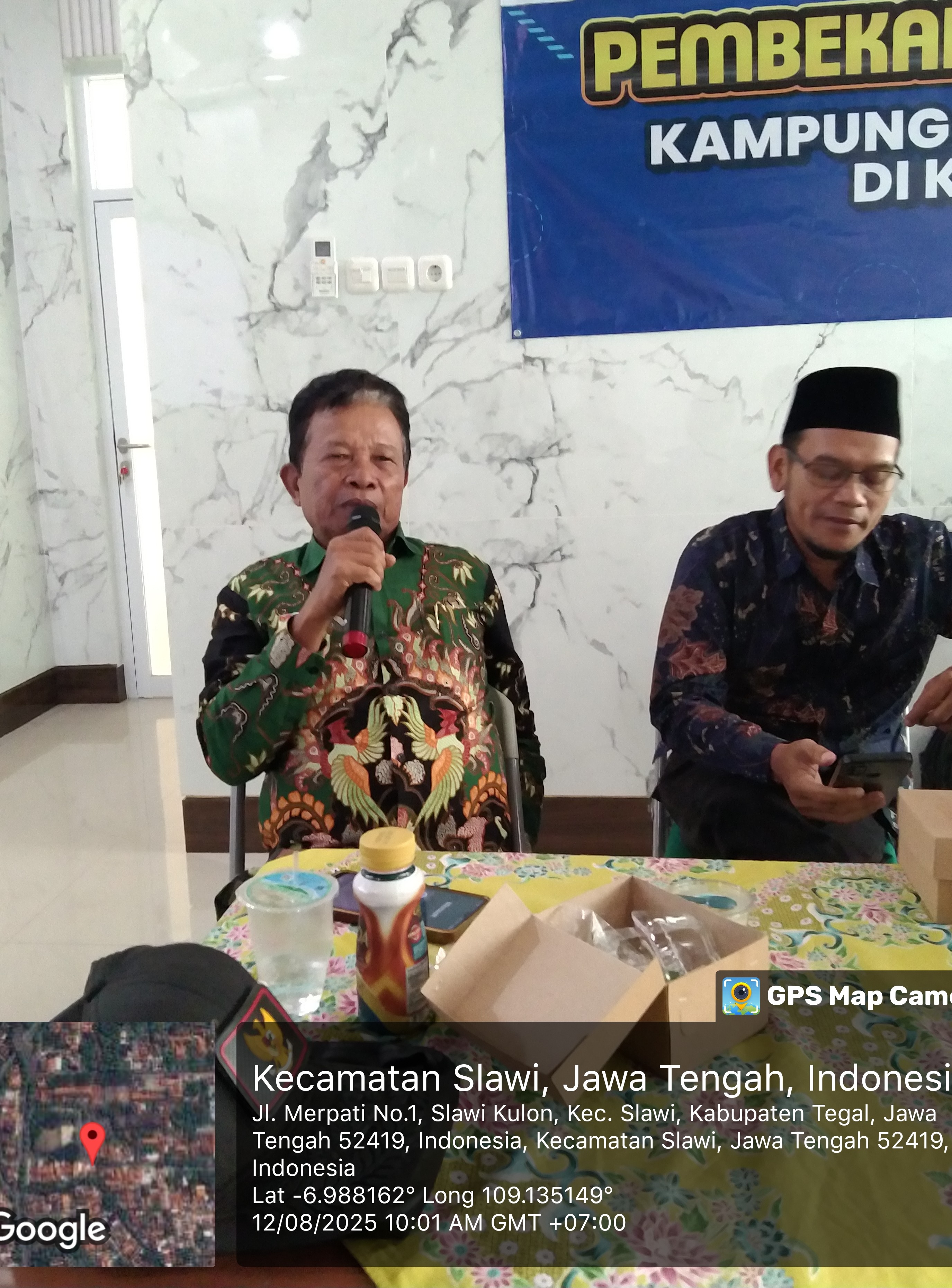 Kades Dukuhbangsa Kec.Jatinegara berterimakasih kepada Dinas P3AP2 dan KB Kab.Tegal