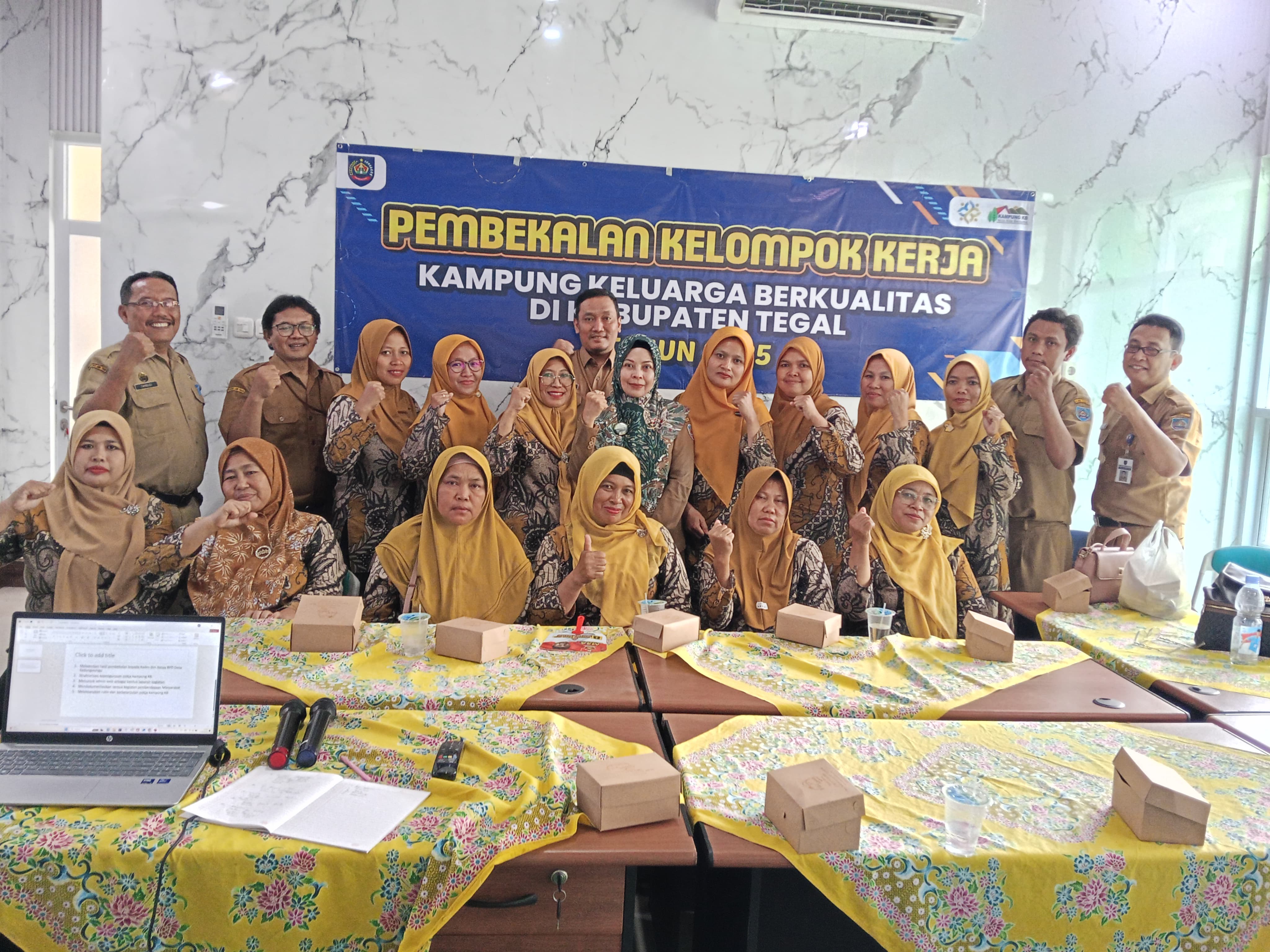 Kades Dukuhbangsa Kec.Jatinegara berterimakasih kepada Dinas P3AP2 dan KB Kab.Tegal