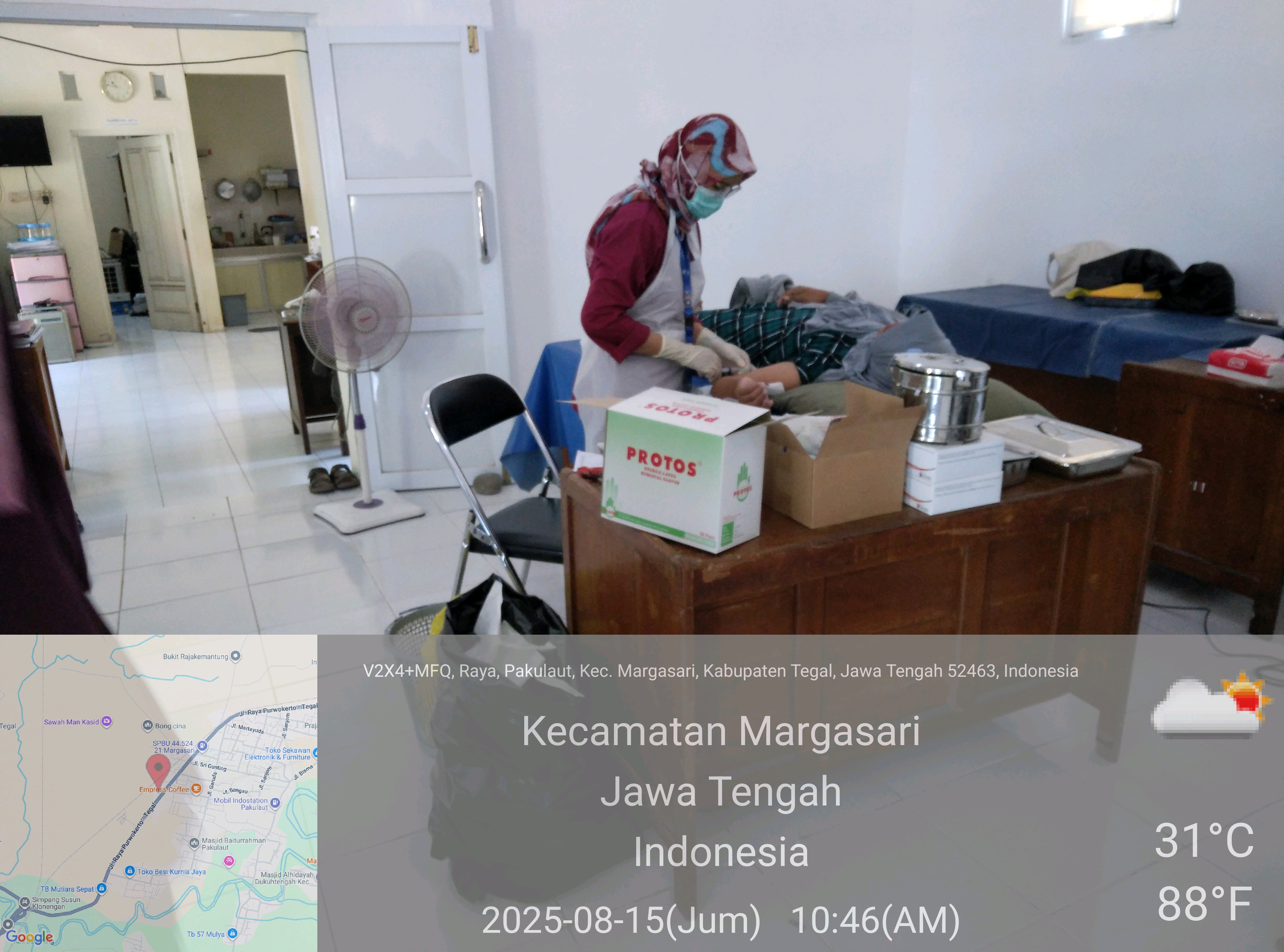 Safari KB Implan dan IUD dalam rangka HUT RI ke 80 Kecamatan Margasari
