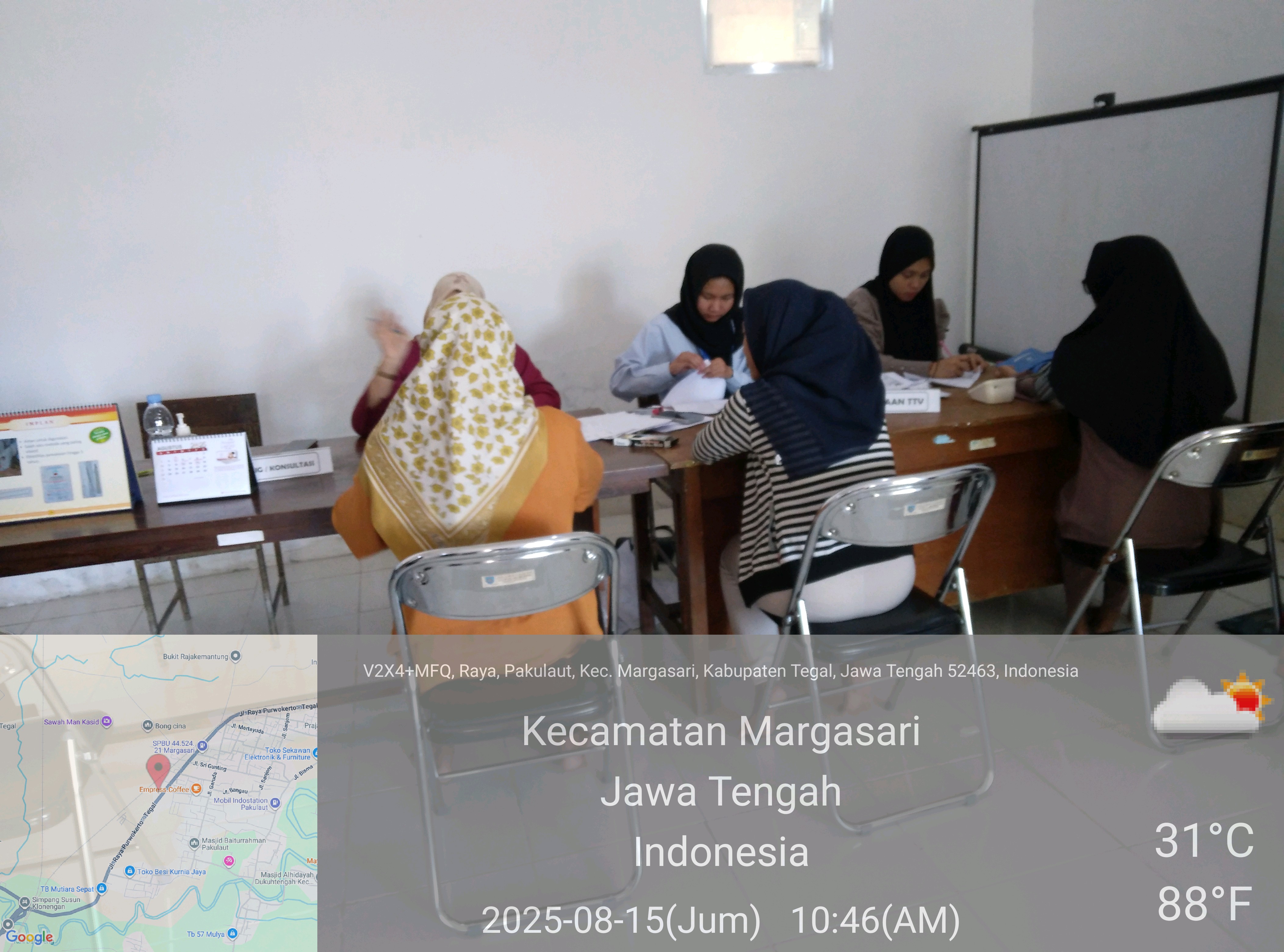 Safari KB Implan dan IUD dalam rangka HUT RI ke 80 Kecamatan Margasari
