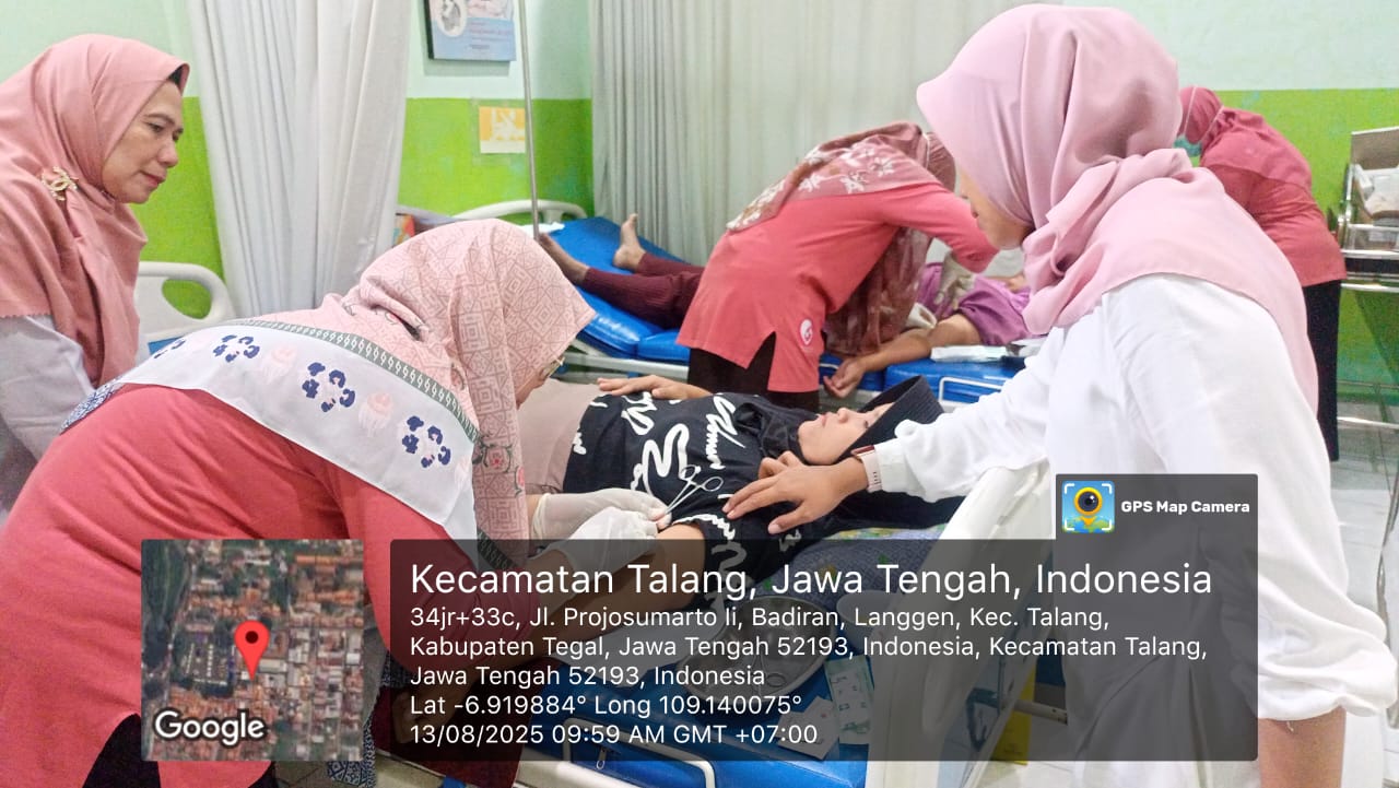 Pelaksanaan safari KB di kec. TALANG dalam rangka memperingati HUT RI Yang ke 80