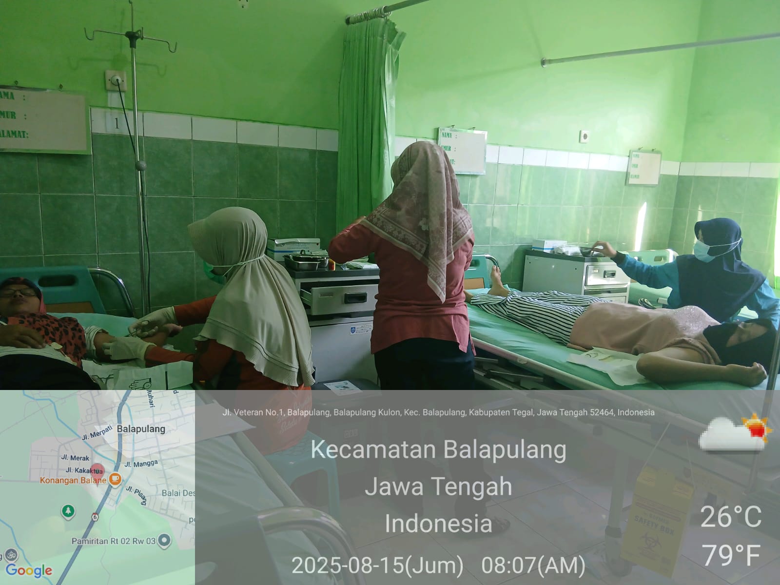 Pelayanan Safari KB Gratis Implant dan IUD Dalam Rangka HUT RI Ke 80 Tahun Kecamatan Balapulang