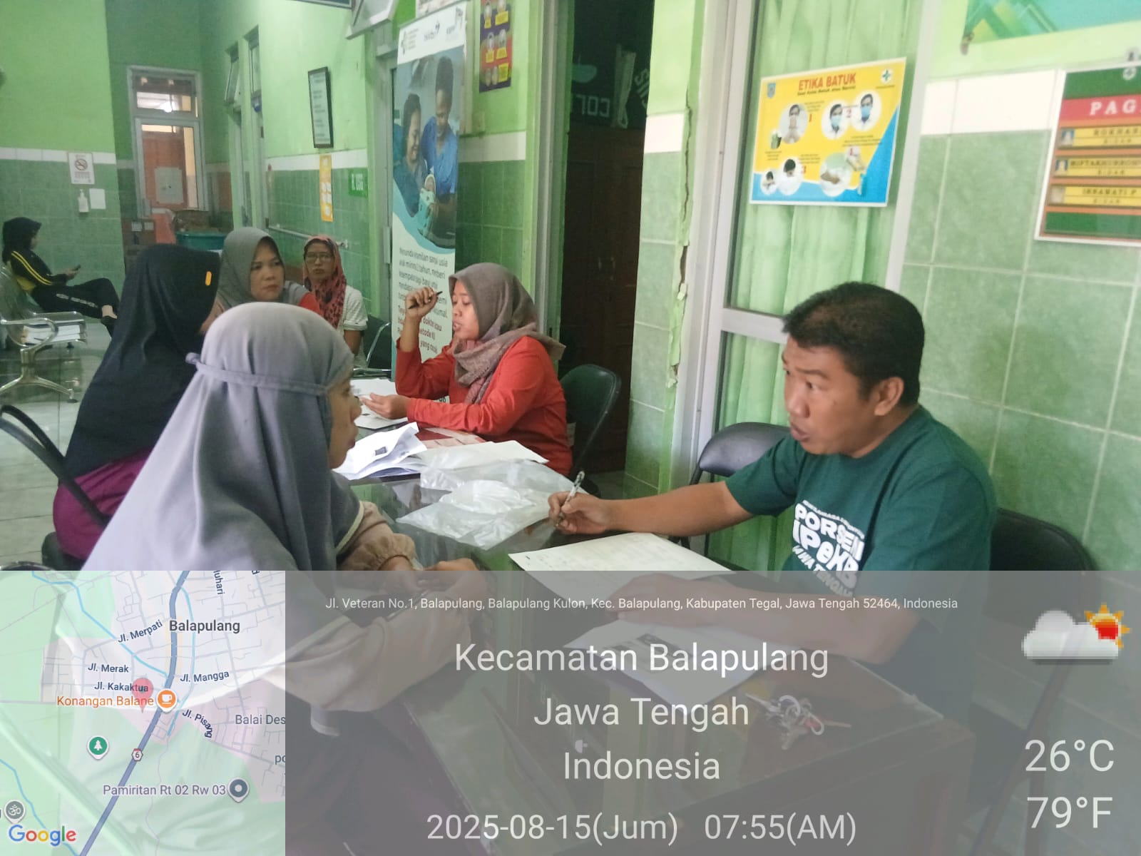 Pelayanan Safari KB Gratis Implant dan IUD Dalam Rangka HUT RI Ke 80 Tahun Kecamatan Balapulang