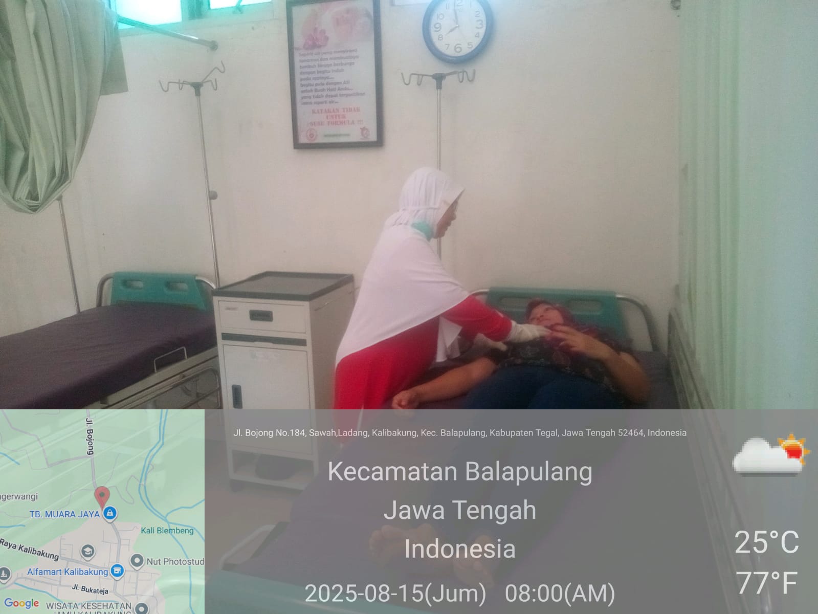 Pelayanan Safari KB Gratis Implant dan IUD Dalam Rangka HUT RI Ke 80 Tahun Kecamatan Balapulang