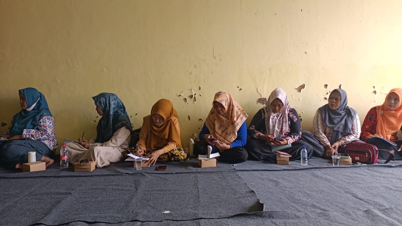 Pertemuan tenaga lini lapangan kecamatan bojong