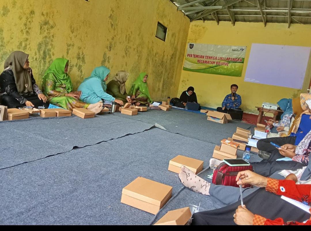 Pertemuan tenaga lini lapangan kecamatan bojong