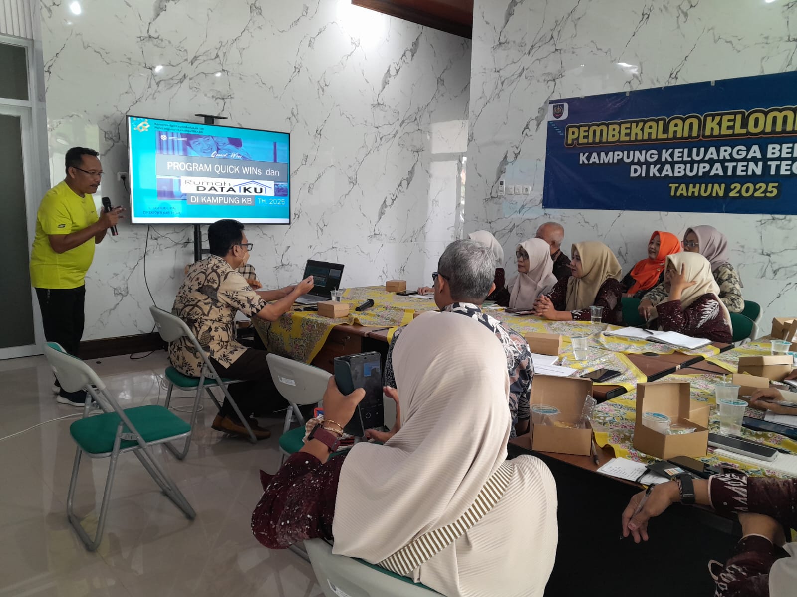 HARI KE-50 PEMBEKALAN POKJA KAMPUNG KELUARGA BERKUALITAS DI KAB.TEGAL