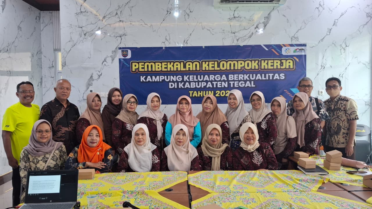 HARI KE-50 PEMBEKALAN POKJA KAMPUNG KELUARGA BERKUALITAS DI KAB.TEGAL