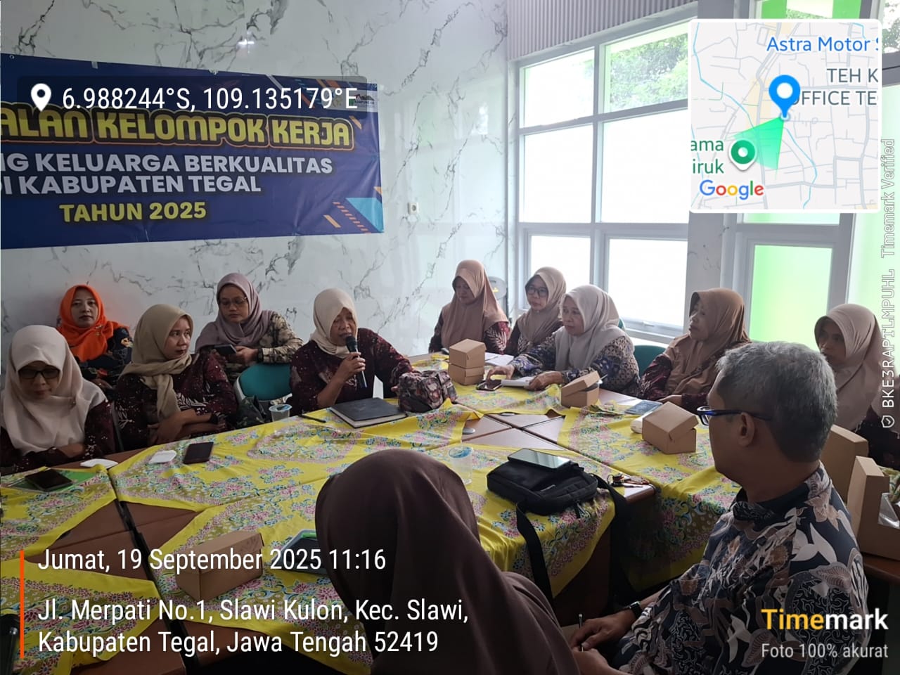 HARI KE-50 PEMBEKALAN POKJA KAMPUNG KELUARGA BERKUALITAS DI KAB.TEGAL
