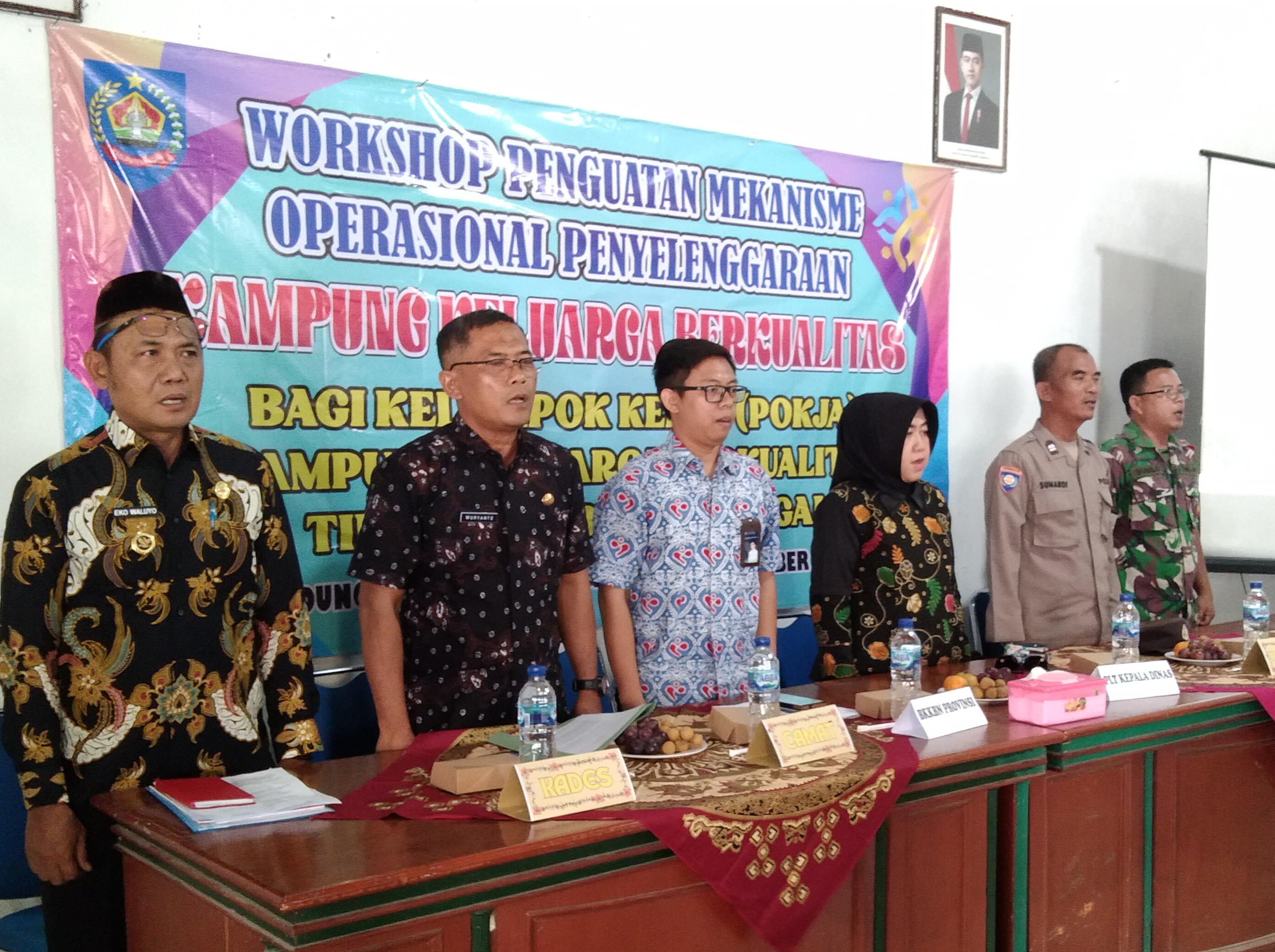 WORKSHOP PENGUATAN MEKANISME OPERASIONAL PENYELENGGARAAN KAMPUNG KB BAGI POKJA KAMPUNG KB