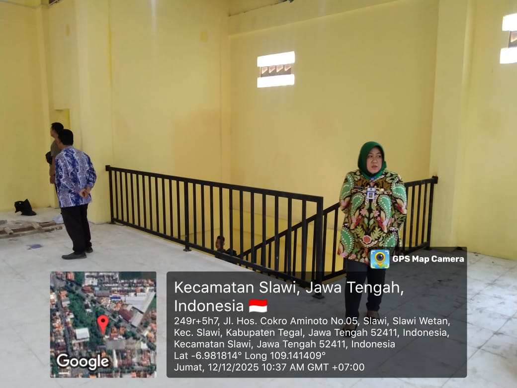 PEMERIKSAAN PROGRES REHAB BALAI PENYULUHAN KB KECAMATAN SLAWI KAB.TEGAL