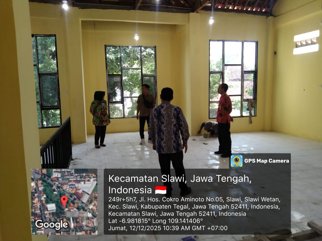 PEMERIKSAAN PROGRES REHAB BALAI PENYULUHAN KB KECAMATAN SLAWI KAB.TEGAL