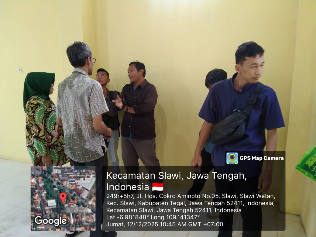 PEMERIKSAAN PROGRES REHAB BALAI PENYULUHAN KB KECAMATAN SLAWI KAB.TEGAL
