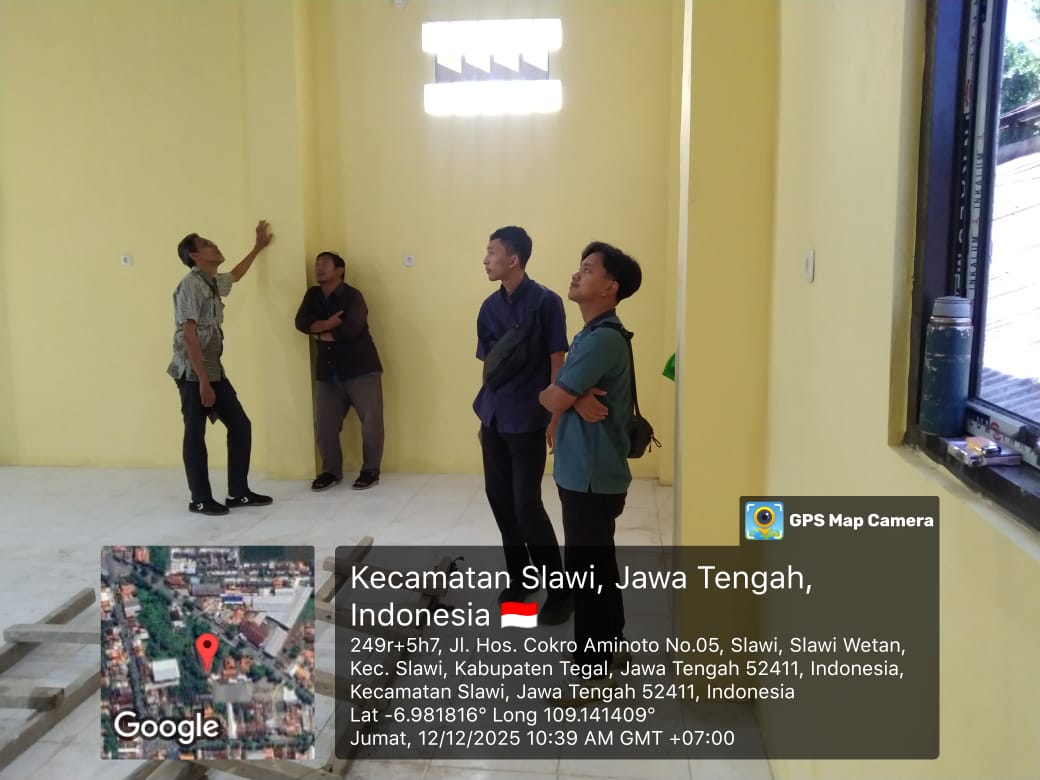 PEMERIKSAAN PROGRES REHAB BALAI PENYULUHAN KB KECAMATAN SLAWI KAB.TEGAL