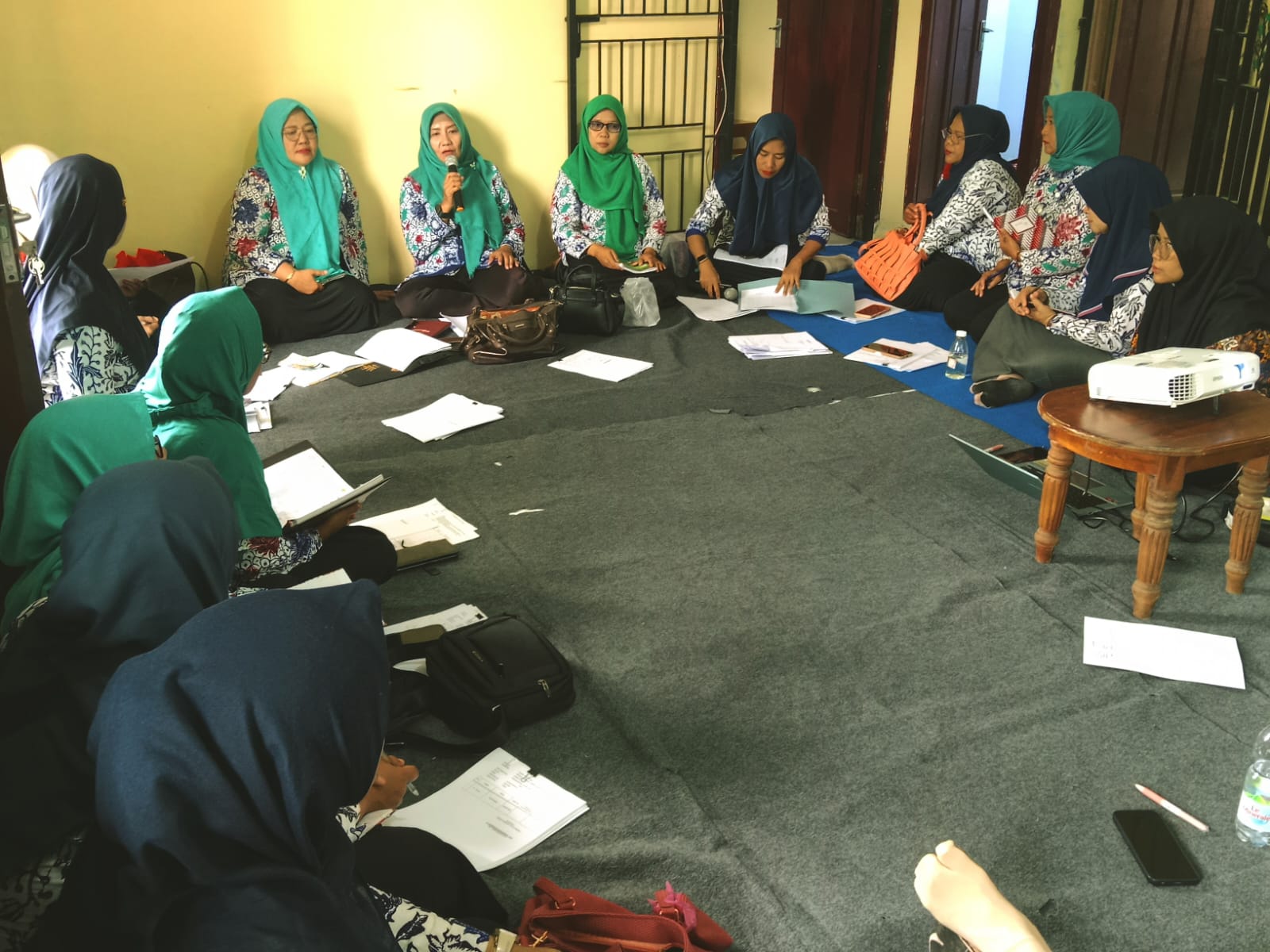 Pertemuan rutin kader IMP dan sub IMP Kec.Bojong