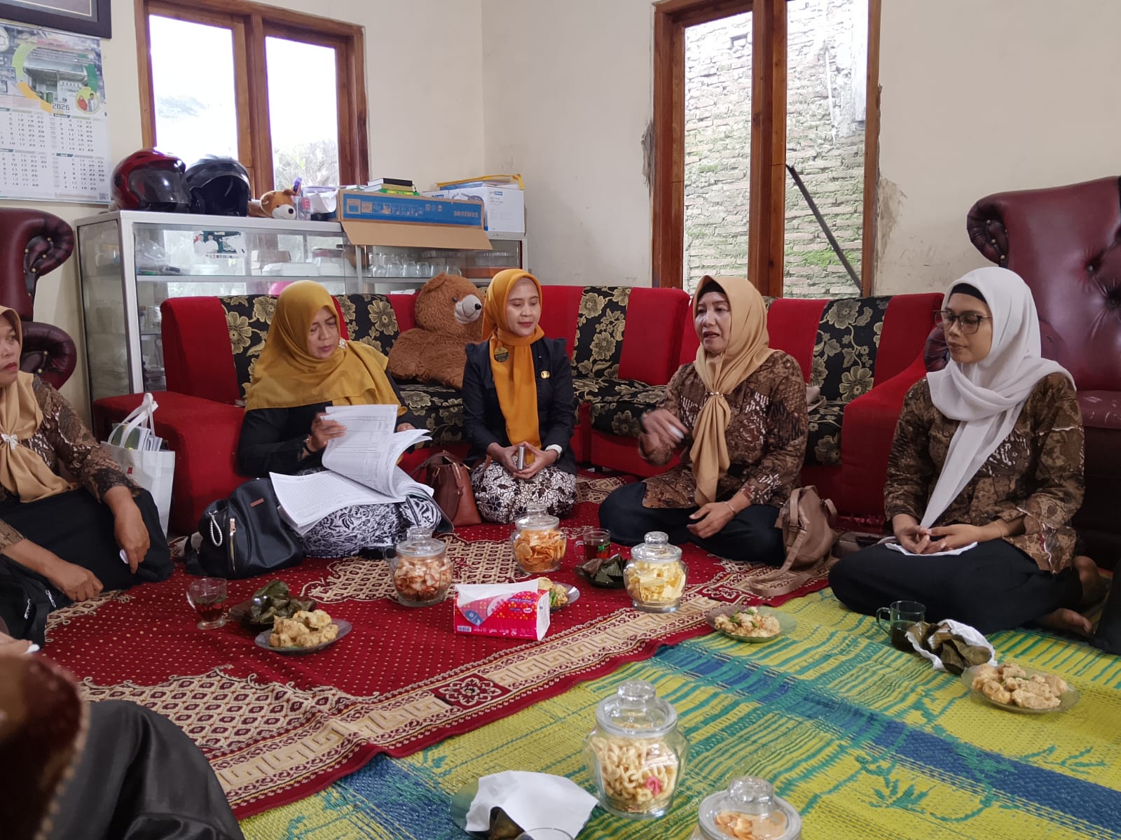 Paguyuban rutin Kader Posyandu di Desa Buniwah, Kec.Bojong