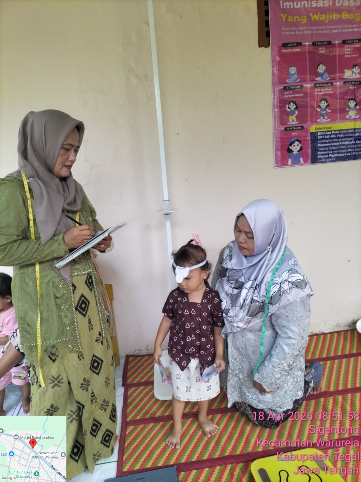 KARTINI MASA KINI DI KEGIATAN POSYANDU NUSA INDAH DESA SIGENTONG KEC.WARUREJA