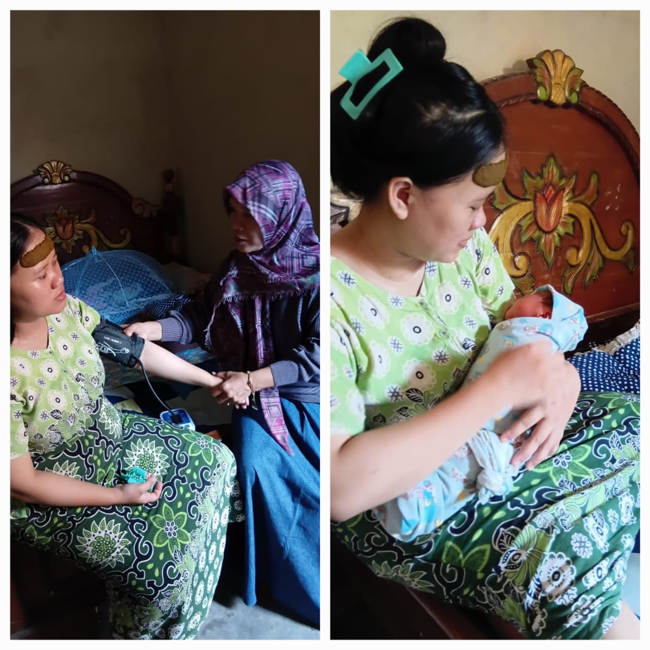 Kunjungan Pasca Persalinan oleh Kader TPK Kec.Kedungbanteng