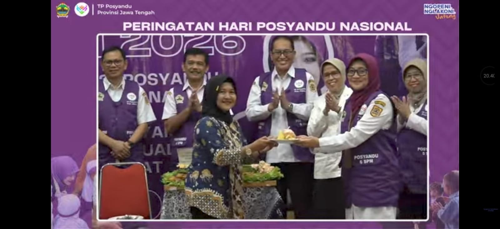 Kader Posyandu Kec.Bojong ikut peringati Hari Posyandu Nasional