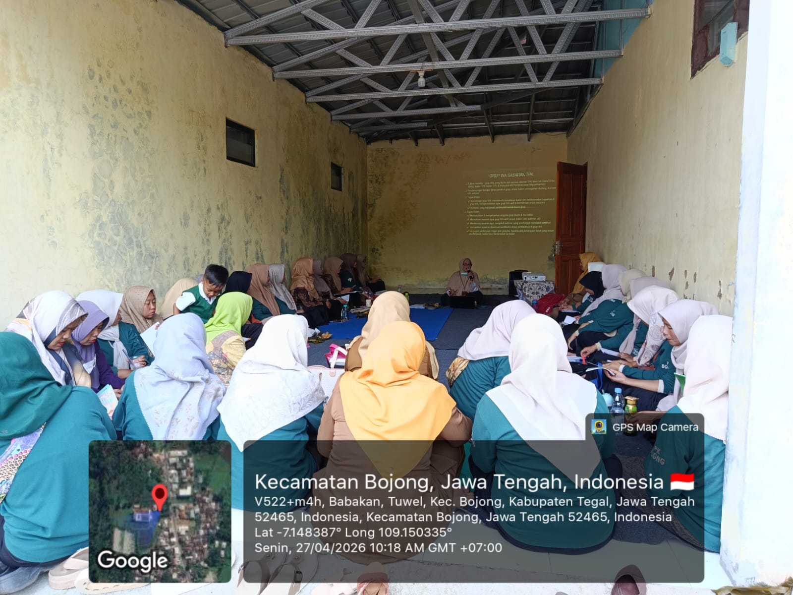 Monev Pembinaan dan Pendampingan Kader TPK Kec. Bojong