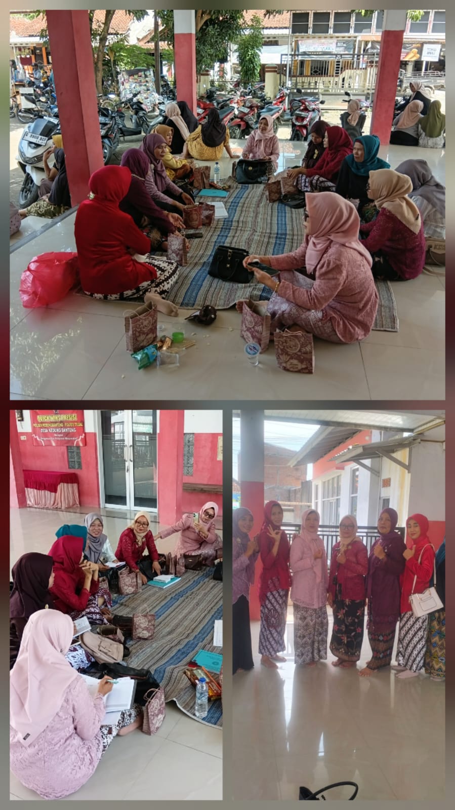 Pertemuan Rutin Pengurus PKK Desa Kedungbanteng