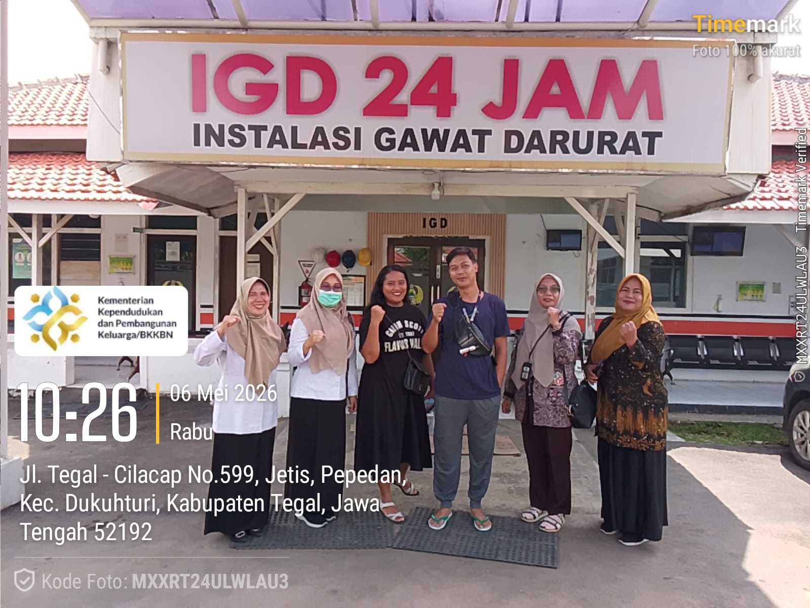 PELAYANAN KB MOP DARI KEC.DUKUHWARU DI RS DKT PAGONGAN