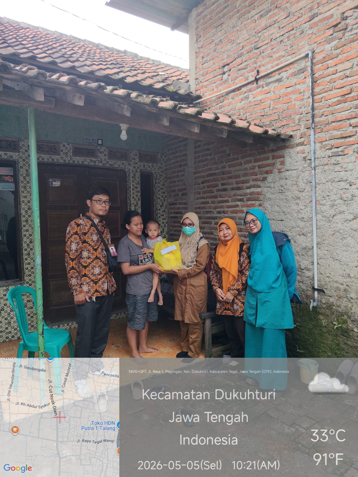 Penyaluran Bantuan Nutrisi melalui program  GENTING di Kec.Dukuhturi