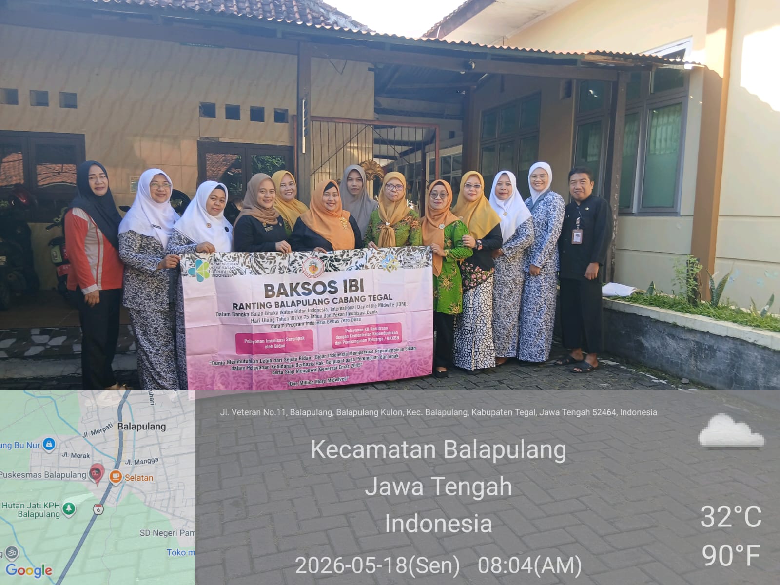 Kolaborasi IBI Dalam Rangka Memperingati HUT Kab Tegal ke 425 dan Milad Aisyiyah 2026 Dengan Pelayanan KB Gratis