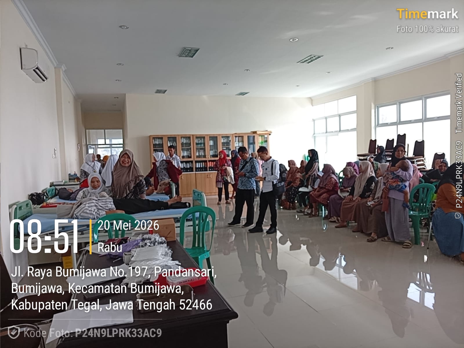 PELAYANAN SAFARI KB DALAM RANGKA MILAD AISYIYAH DAN HUT IBI BERSAMA BALAI PENYULUH KB DAN PUSKESMAS BUMIJAWA