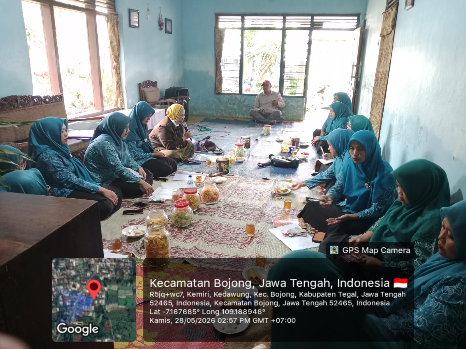 Sosialisasi Pokja Kampung Keluarga Berkualitas (KB) di Desa Kedawung Kecamatan Bojong.