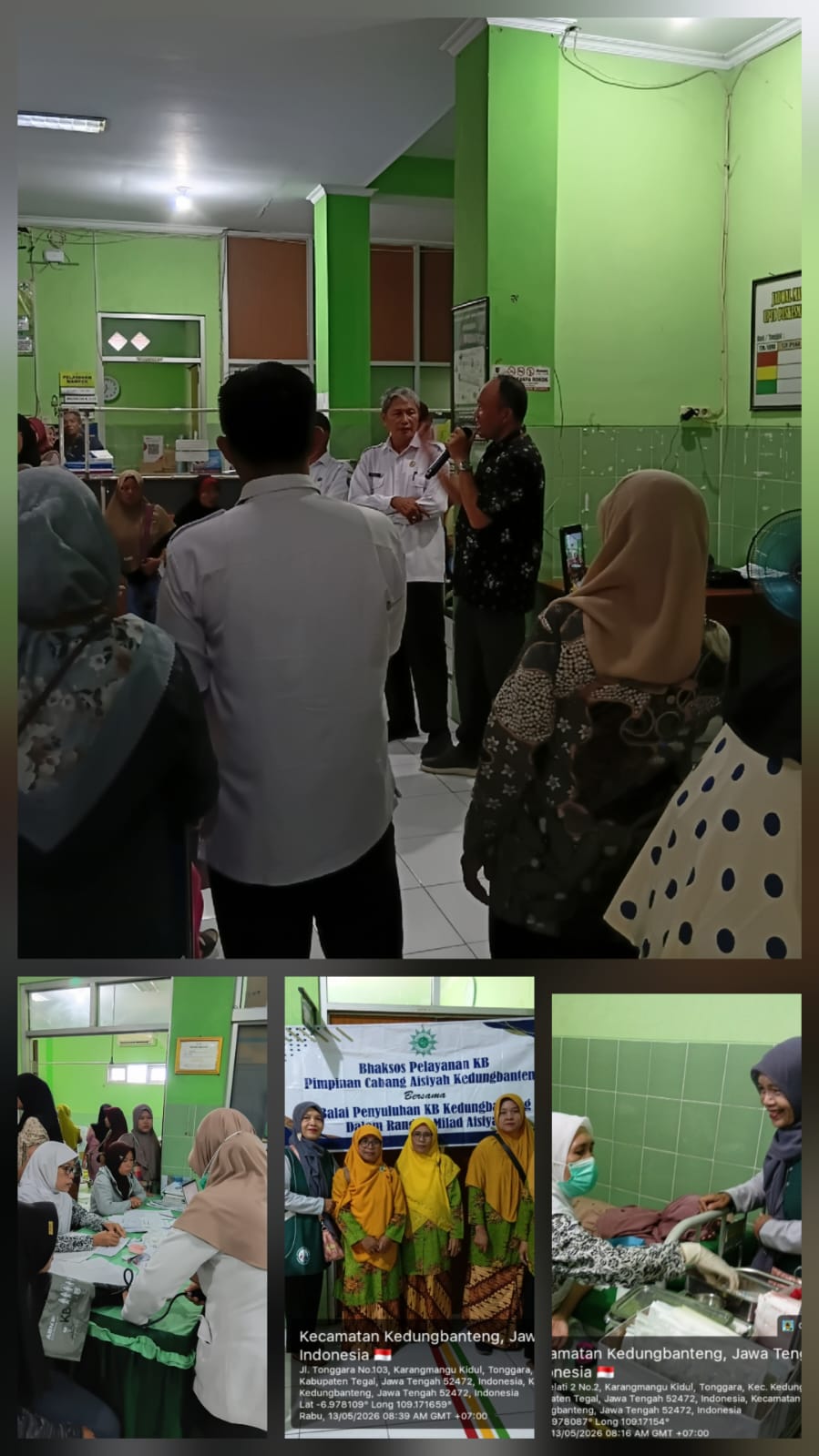 Bakti Sosial Pelayanan Safari KB Implant dan IUD di Kec.Kedungbanteng