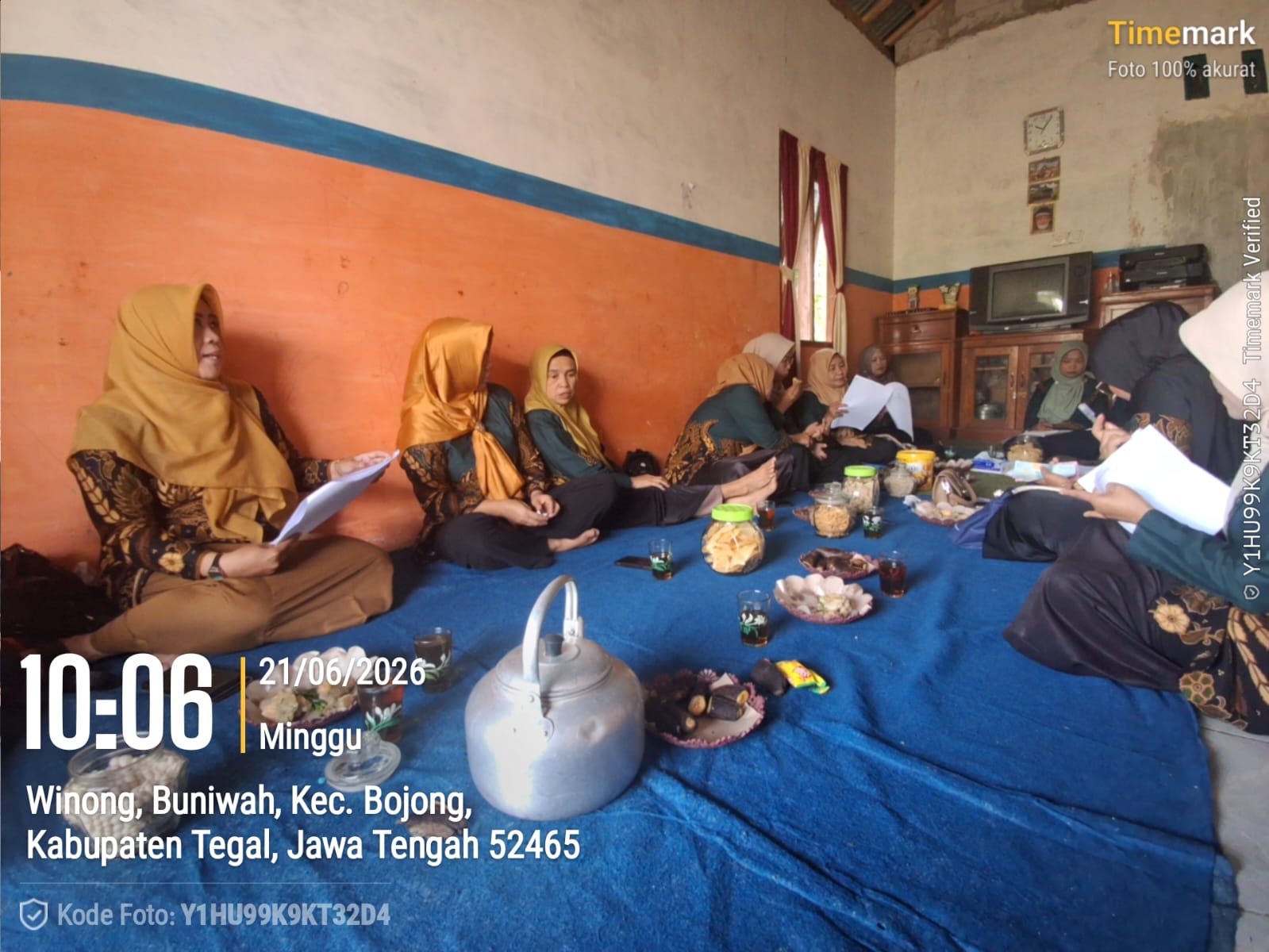 REMBUG POSYANDU 6 SPM PADA PERTEMUAN RUTIN KADER POSYANDU DI KECAMATAN BOJONG