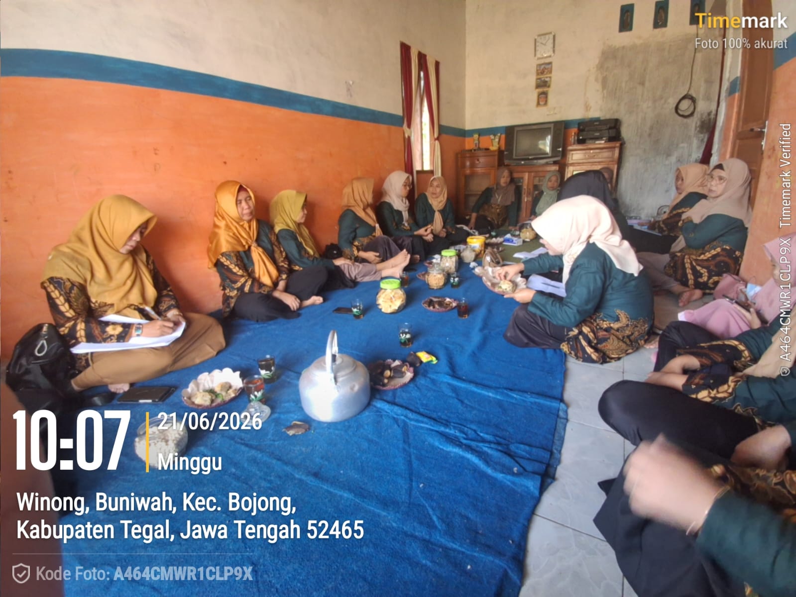 REMBUG POSYANDU 6 SPM PADA PERTEMUAN RUTIN KADER POSYANDU DI KECAMATAN BOJONG