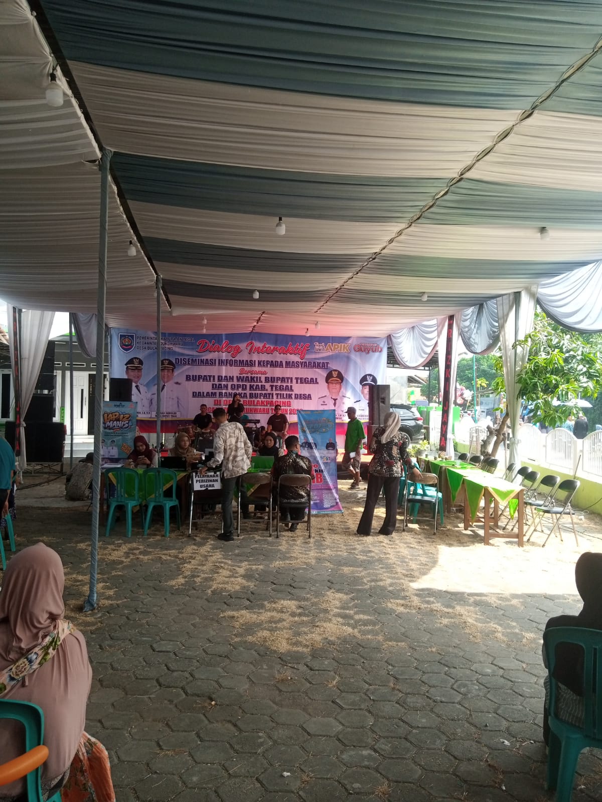DISEMINASI INFORMASI BUPATI TEGAL TILIK DESA BULAKPACING KEC.DUKUHWARU